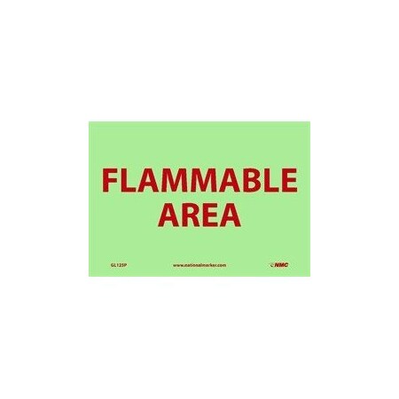 Nmc FLAMMABLE AREA, 7X10, PS M426P